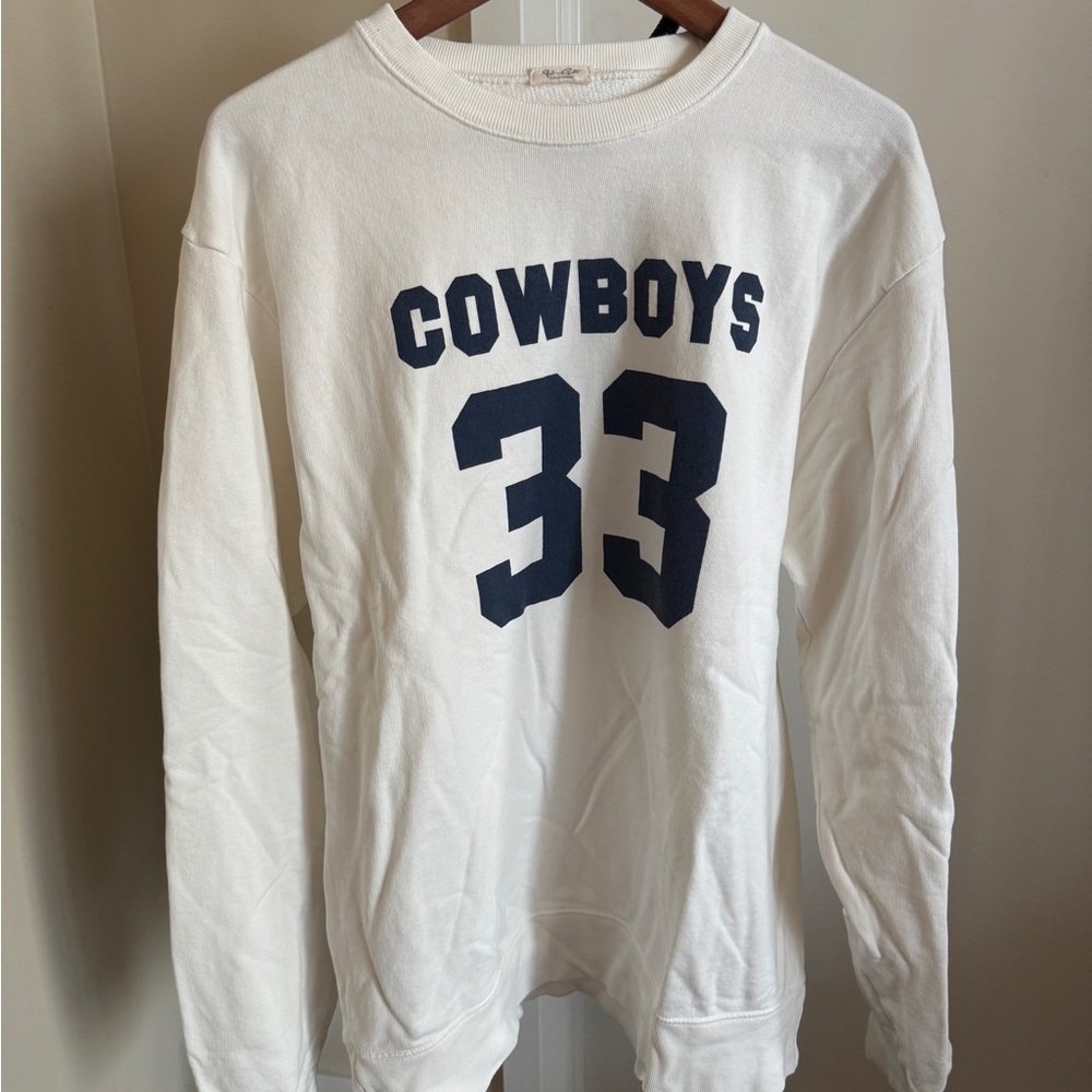 Brandy Melville Cowboys 33 Sweatshirt